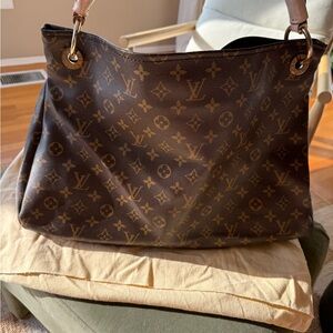 Louis Vuitton Brown Monogram Shoulder Bag